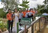 Hoa khôi Bảo Ngọc xây cầu cho dân nghèo tại Sóc Trăng