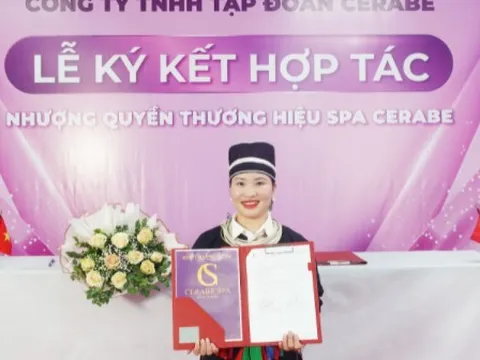 Lễ kí kết hợp tác toàn diện giữa Chuỗi nhượng quyền thương hiệu Spa Cerabe và Chủ Spa Đặng Thị Dong